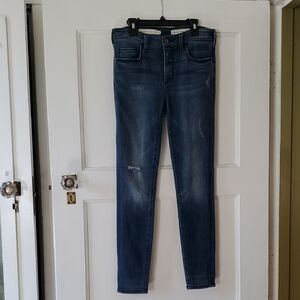 Pilcro and the Letterpress Indigo Skinny Jeans